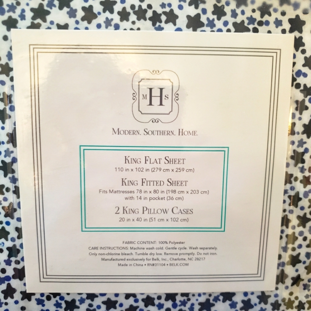 King size quilt and sheets...new without tag..$ 100